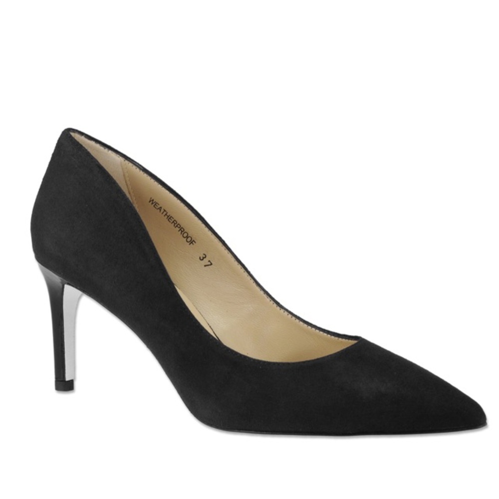 Ron White Cashmere Suede Heels